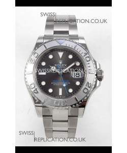 Rolex Yachtmaster 40mm Grey Dial 3235 Movement Blue Dial Superclone Watch 