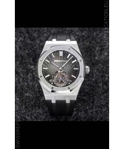 Audemars Piguet Royal Oak Tourbillon 41mm in 904L Casing - Grey Tapisserie Dial 1:1 Ultimate Replica