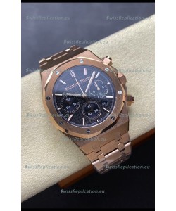 Audemars Piguet Royal Oak 50th Anniversary Super Clone - Rose Gold Casing Blue Dial in 41MM