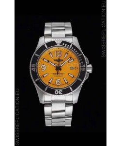 Breitling Superocean Automatic 44 Steel - Yellow Dial 1:1 Mirror Replica