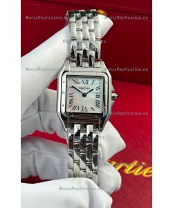 PANTHERE de Cartier Edition 27mm Pearl Dial 1:1 Mirror Swiss Watch Steel Casing