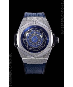 Hublot Big Bang One Click Sang Bleu 1:1 Mirror Replica in Stainless Steel Casing 45MM - Blue Dial