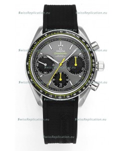 Omega Speedmaster Racing 904L Steel Chronograph 1:1 Mirror Replica in Grey Dial