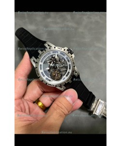 Roger Dubuis Super Clone Excalibur Spider Flying Tourbillon Skeleton Titanium Casing 45MM