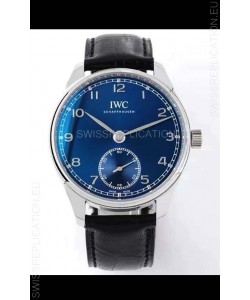 IWC Portofino Automatic 1:1 Mirror Quality Blue Dial Steel Casing Swiss Replica Watch