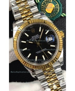 Rolex Datejust 126333 41MM Cal.3135 Swiss 1:1 Mirror Replica Watch in 904L Black Dial 