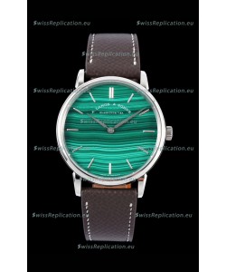 A.Lange & Sohne Saxonia Thin Swiss Replica Watch Steel Case Green Dial