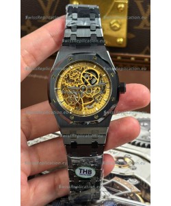 Audemars Piguet Royal Oak Super Clone Openworked Black Ceramic Watch 