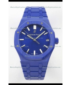 Audemars Piguet Royal Oak Super Clone 15500 Blue Ceramic Casing Watch 