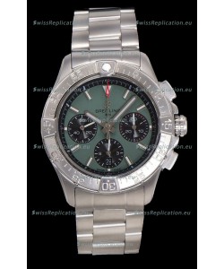 Breitling Super Clone Avenger B01 Chronograph Green Dial Watch 