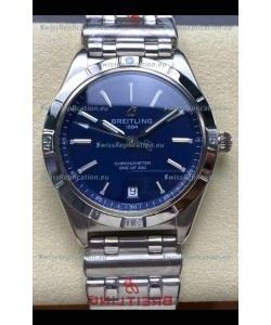 Breitling Chronomat Automatic GMT 40 Blue Dial 1:1 Mirror Swiss Replica Watch