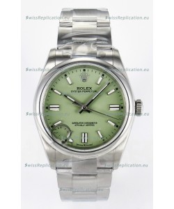 Rolex Oyster Perpetual Super Clone REF#126000 36MM Pistachio Dial Swiss Replica