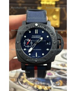 Panerai Super Clone Submersible PAM01563 Carbotech Luna Rossa Watch 42MM