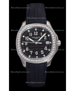 Patek Philippe Super Clone Aquanaut Stainless Steel Black Dial 38.5MM Watch 