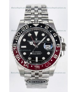 Rolex GMT Masters II Super Clone 12719 "Blaken" 904L Steel Black Dial Watch 