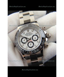 Rolex Daytona Japanese Movement Replica Watch in White Dial - Ceramic Bezel 
