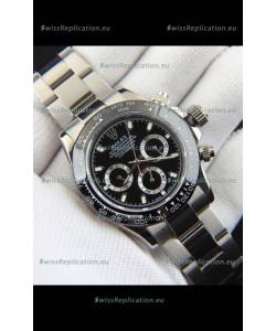 Rolex Daytona Japanese Movement Replica Watch in Black Dial - Ceramic Bezel 