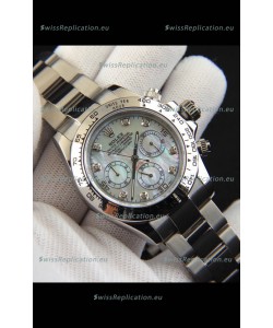 Rolex Daytona Japanese Movement Replica Watch in Mother of Pearl Dial 