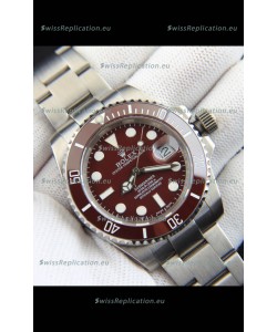 Rolex Submariner Japanese Replica Watch 904L Steel Brown Dial/Bezel Watch 