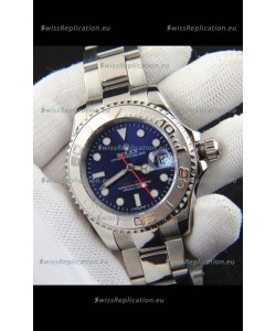 Rolex Yachtmaster Stainless Steel Japanese Replica Watch - 40MM - Blue Dial 