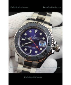 Rolex Yachtmaster Stainless Steel Japanese Replica Watch - 40MM - Blue Dial 