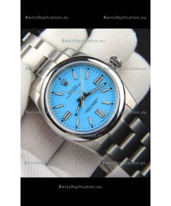 Rolex Oyster Perpetual Japanese Movement Replica Watch 36MM - Tiffany Blue Dial