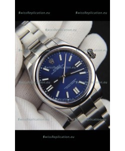 Rolex Oyster Perpetual Japanese Movement Replica Watch 41MM - Blue Dial