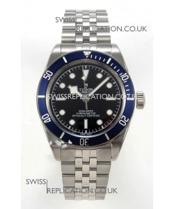 Tudor Black Bay 41 Black Dial Blue Bezel Jubilee Super Clone Watch 