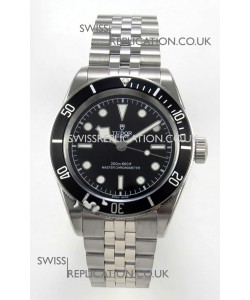 Tudor Black Bay 41 Black Dial and Bezel Jubilee Super Clone Watch 