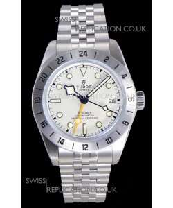 Tudor Black Bay PRO 79470-0004 GMT White Dial Jubilee Super Clone Watch 