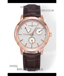 Vacheron Constantin Traditionnelle 83520 Rose Gold Pale Yellow Dial Super Clone Watch 