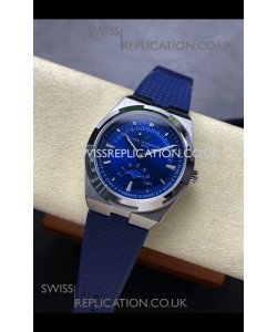 Vacheron Constantin Overseas True Moon Phase Steel Case Blue Dial Swiss Replica Watch 