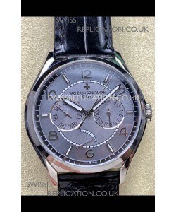 Vacheron Constantin Fiftysix Day-Date Stainless Steel Grey Dial Swiss Replica Watch 