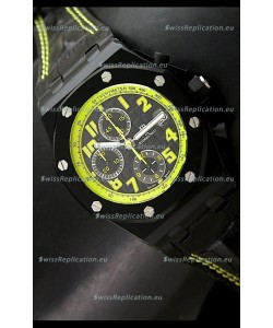 Audemars Piguet Royal Oak Offshore Bumble Bee Edition Watch - Secs hands at 12 O Clock