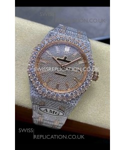 Royal Oak 15400 Iced Out Super Clone Edition 4 Super Clone Watch 
