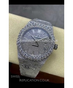 Royal Oak 15400 Iced Out Super Clone Edition 8 Super Clone Watch 
