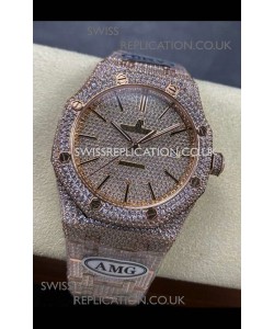Royal Oak 15400 Iced Out Super Clone Edition 9 Super Clone Watch 