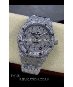 Royal Oak 15400 Iced Out Super Clone Edition 11 Super Clone Watch 