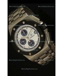 Audemars Piguet Royal Oak Offshore Watch in White Dial - Steel Case