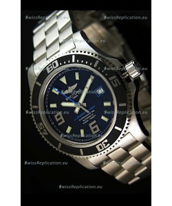 Breitling SuperOcean Abyss Swiss Replica Watch - 1:1 Mirror Replica - 44MM Blue Markers