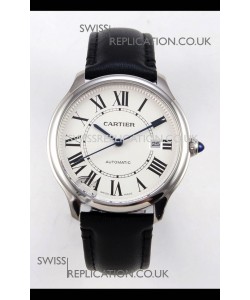 Cartier Ronde Louis 40 Stainless Steel Super Clone Watch 