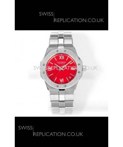 Chopard Alpine Eagle Stainless Steel Red Dial Super Clone Replica Watch
