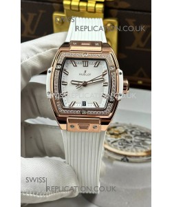 Hublot Spirit of Big Bang Rose Gold White Dial 39MM Super Clone Watch 