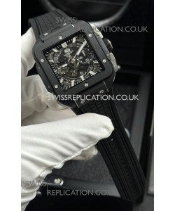 Hublot Square Bang Unico Black Magic Ceramic Super Clone Watch 