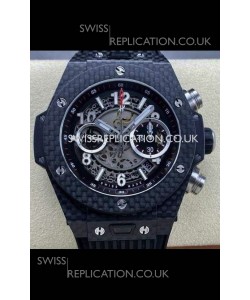 Hublot Big Bang Unico Carbon Fiber Watch 45MM Super Clone Watch 