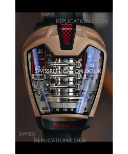 Hublot MP-05 La Ferrari DLC Coated Titanium Casing Hyper Clone Watch 
