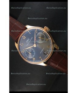 IWC Portugieser IW500702 Swiss Automatic Watch in Grey Dial - Updated 1:1 Mirror Replica 