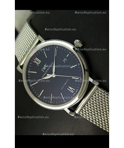 IWC Schaffhausen Swiss Replica Watch in Mesh Steel Strap