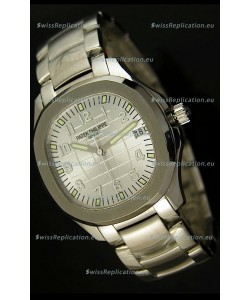 Patek Philippe 5167 Aquanaut Jumbo Swiss Replica Watch - 1:1 Mirror Replica White Dial