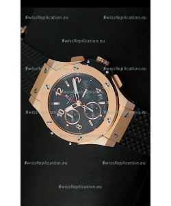 Hublot Big Bang Pink Gold Casing Swiss Watch 40MM - 1:1 Mirror Replica 
